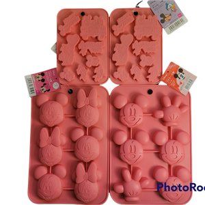 DISNEY'S Mickey & Minnie Mouse and Donald Duck Silicone Cake and Candy Mold